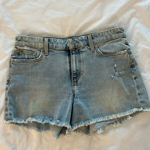 Joe’s Denim Cut- Off Ozzie Shorts, Size 28